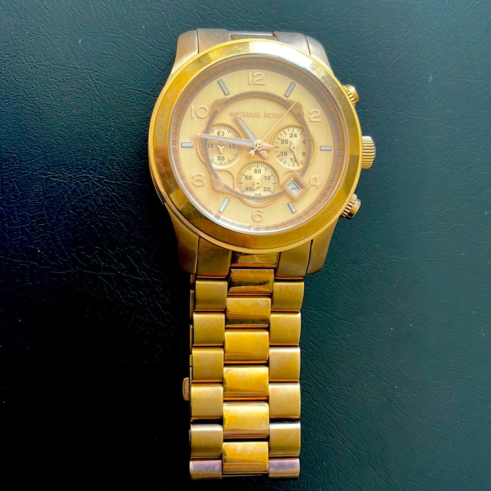 Michael Kora rose gold men’s watch
